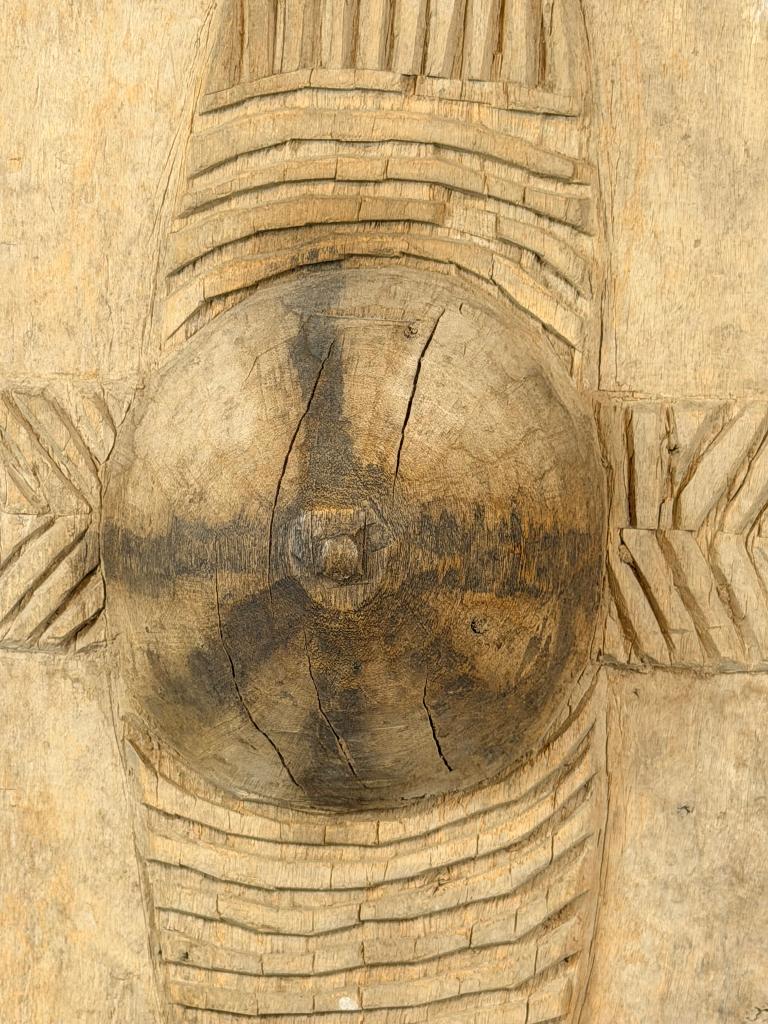 260438 Oud Afrikaans Dogon Graan deur uit Mali., Antiek en Kunst, Kunst | Niet-Westerse kunst, Ophalen of Verzenden