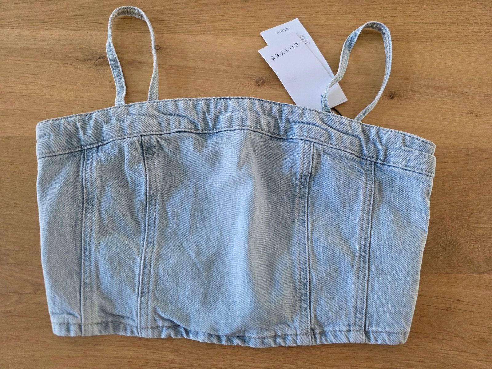 Denim top Costes maat S, Blauw, Nieuw, Ophalen of Verzenden, Costes