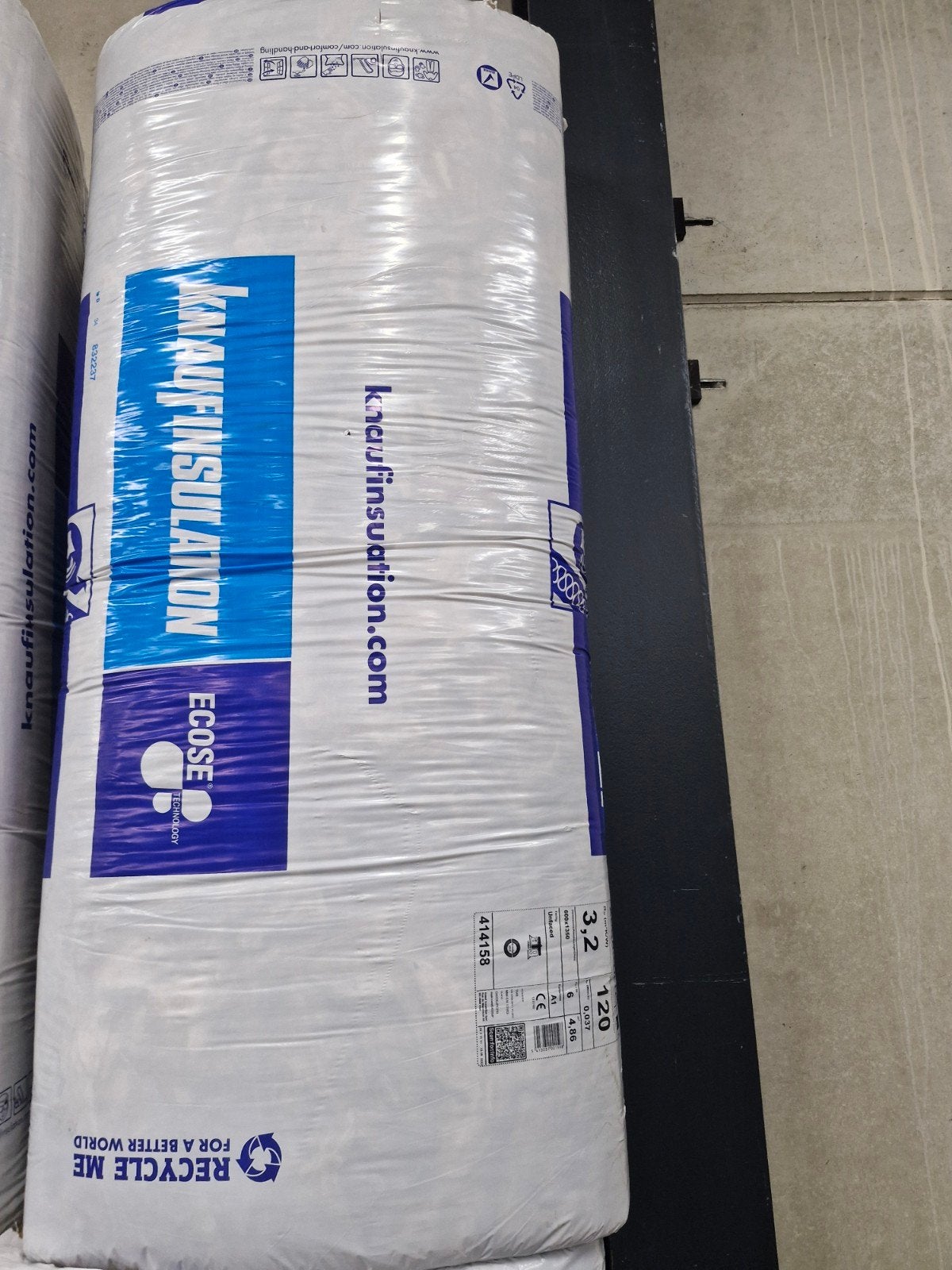 Knauf Acoustifit Glaswol Isolatie - 600x1350mm, Doe-het-zelf en Verbouw, Ophalen, Nieuw, Minder dan 5 m², Glaswol