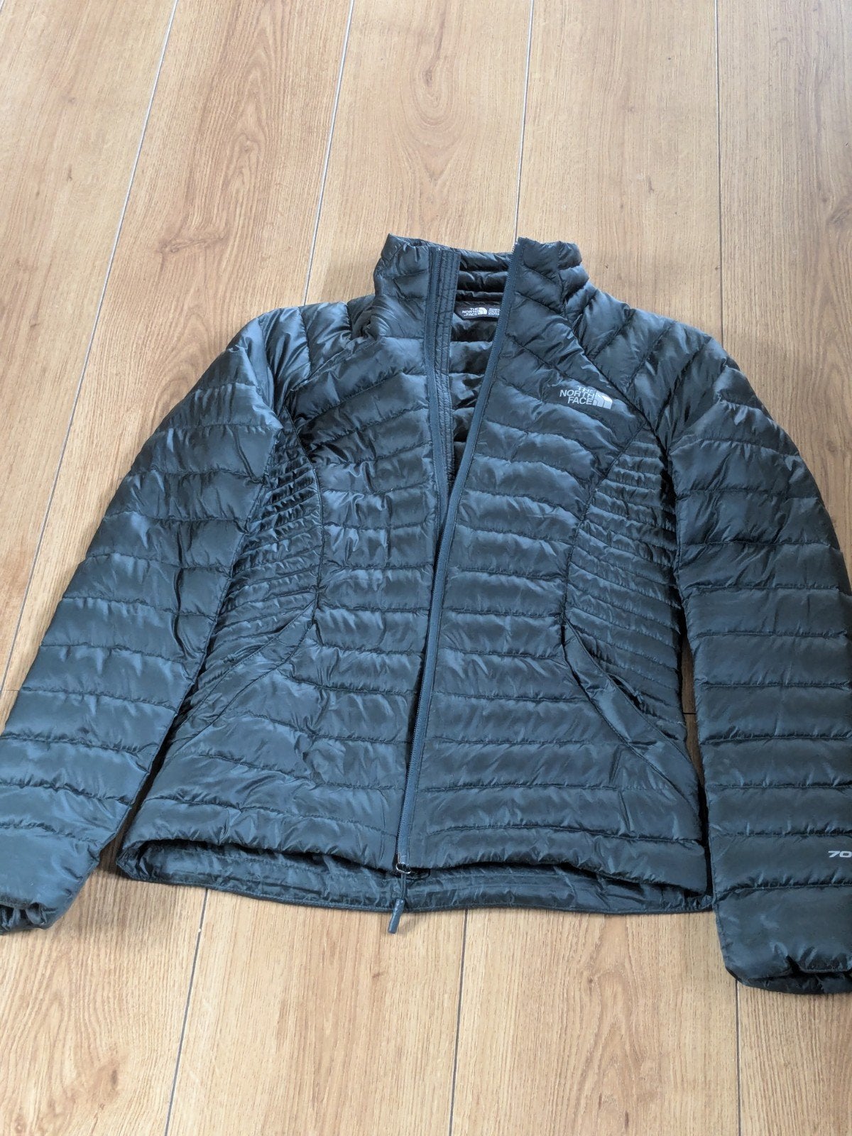 The North Face dames donsjas - XS, Ophalen of Verzenden, The North Face, Maat 34 (XS) of kleiner, Grijs