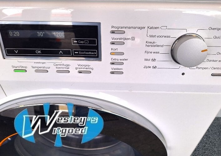 Miele W1 PowerWash 1600 tpm 8kg A+++ – 12 maanden garantie​, Wesley's Witgoed, Info@wesleyswitgoed.nl, Industrieweg 3B, 1613KT Grootebroek, Nederland