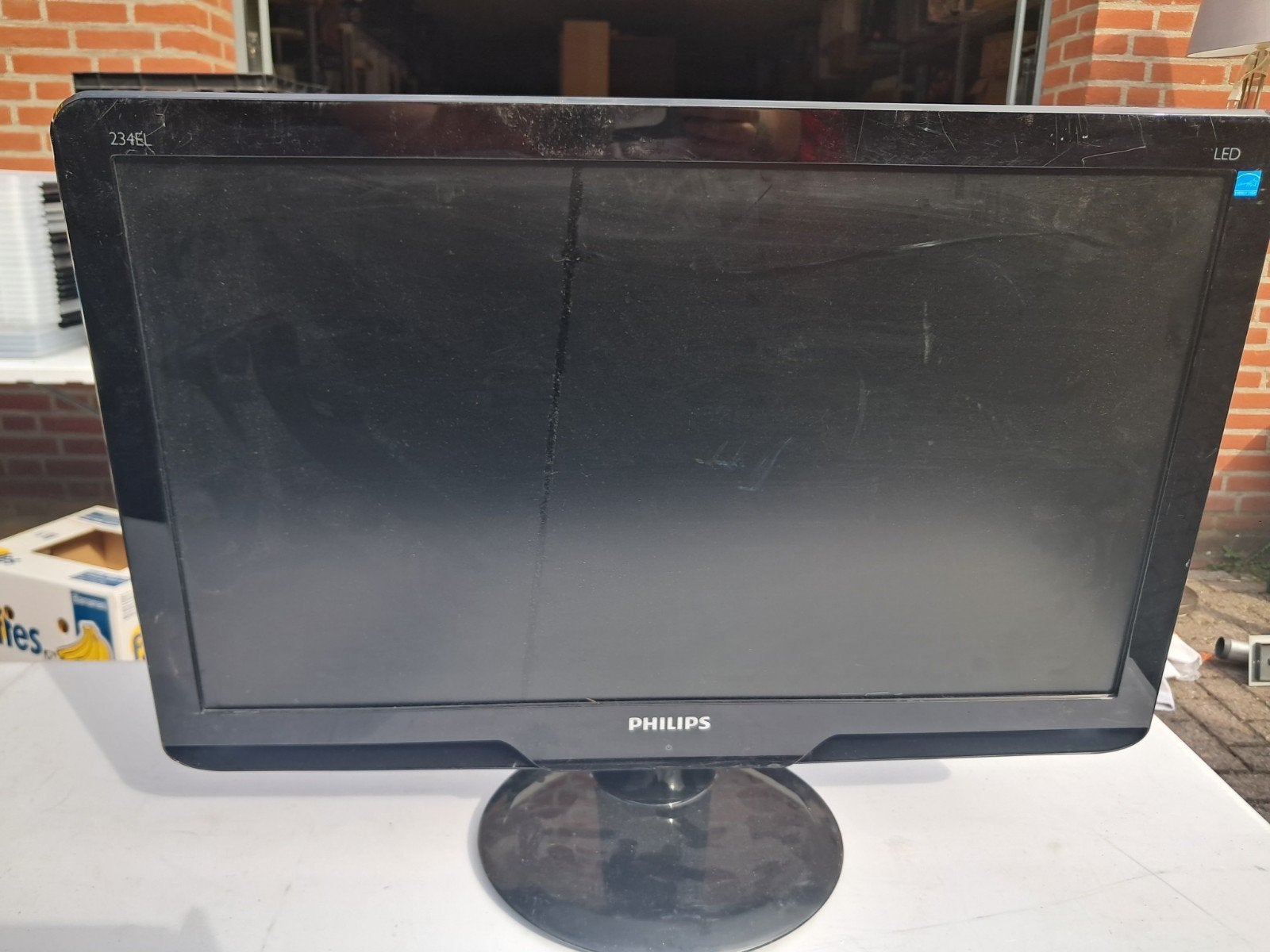Philips 234EL LED Monitor - Full HD Scherm, Gebruikt, Full HD, Ophalen of Verzenden, LED