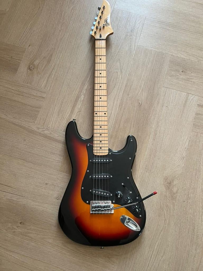The animal stratocaster €90, Ophalen, Gebruikt, Solid body, Overige merken