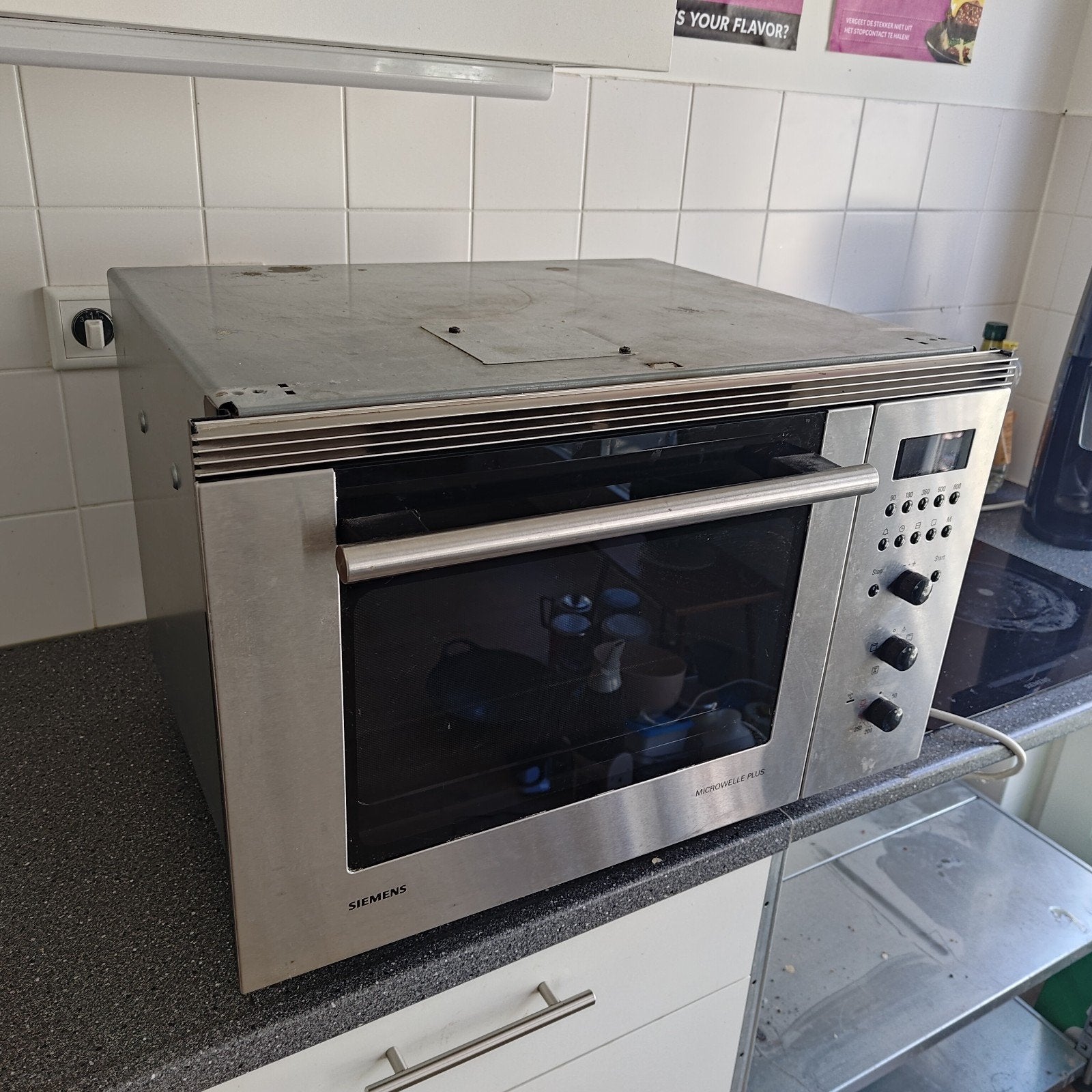 Siemens Microwelle Plus Combi-oven Magnetron, Witgoed en Apparatuur, Ovens, Gebruikt, Combi-oven, Siemens, 45 tot 50 cm, 45 tot 60 cm