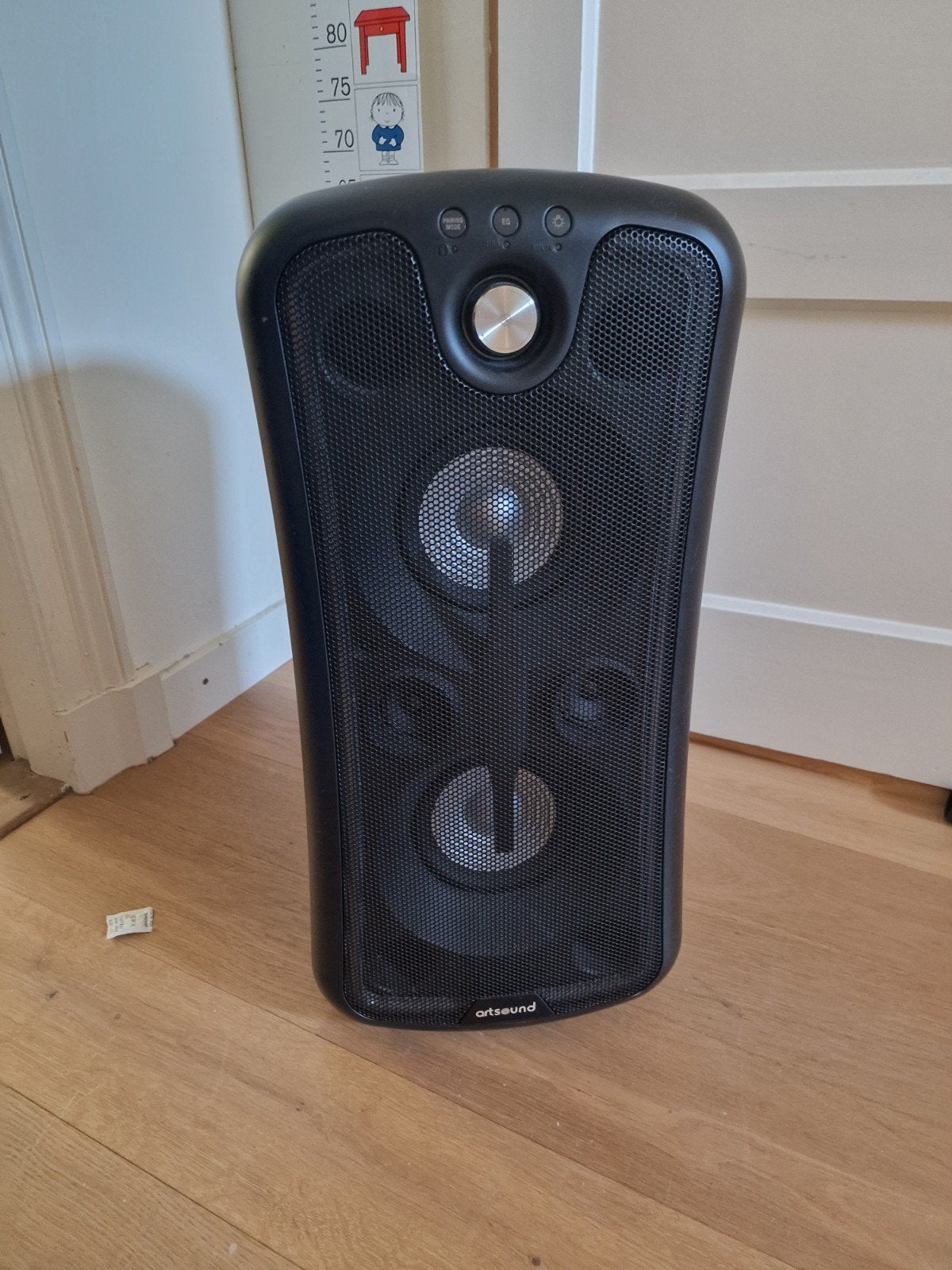 Artsound PWR09 Party Speaker met LED-verlichting, Bluetooth, Party speaker, Ophalen of Verzenden, Zo goed als nieuw