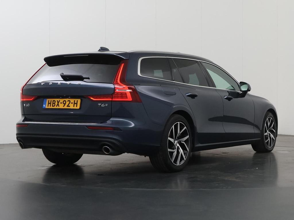 Volvo V60 2.0 T6 Recharge AWD R-Design | Panoramadak | Conto, Auto's, Gebruikt, Euro 6, 4 cilinders, Blauw