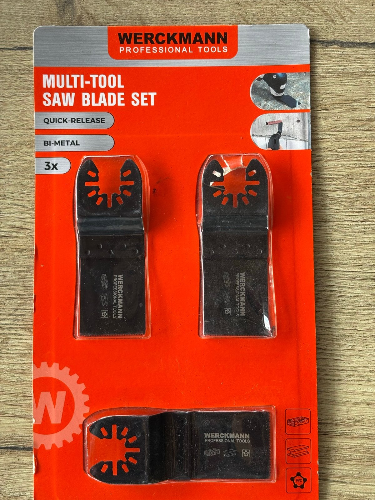 Werckmann Multi-Tool Zaagblad Set - 3x Bi-Metaal, Ophalen of Verzenden, Nieuw, 1200 watt of meer, Overige typen