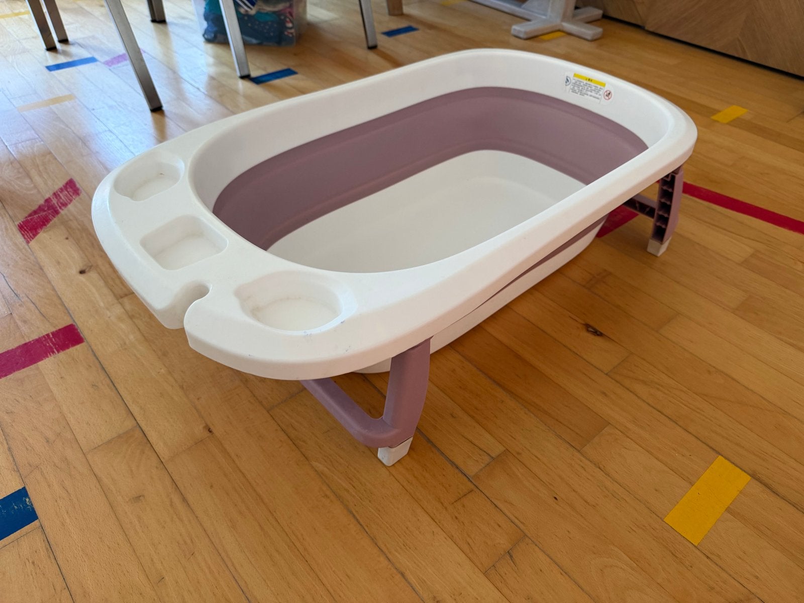 Opvouwbaar babybadje roze - Compact en handig, Kinderen en Baby's, Badjes en Verzorging, Ophalen, Gebruikt, Badje, Overige merken