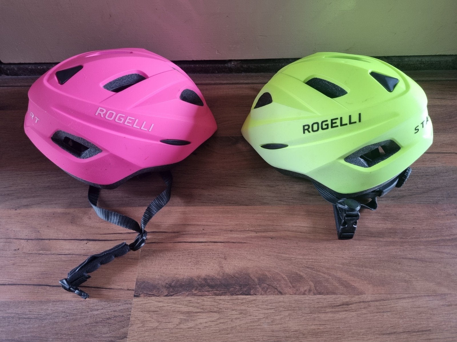 FIETSHELM ROGELLI KINDEREN ROZE EN LIMOEN, Ophalen, Jongen of Meisje, Overige maten, Rogelli