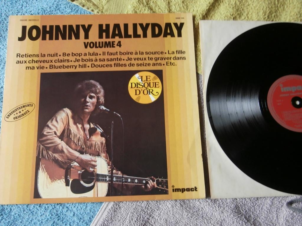 LP - Johnny Hallyday - Johnny Hallyday Vol. 4., Cd's en Dvd's, Vinyl | Rock, Zo goed als nieuw, Poprock, 12 inch, Ophalen of Verzenden