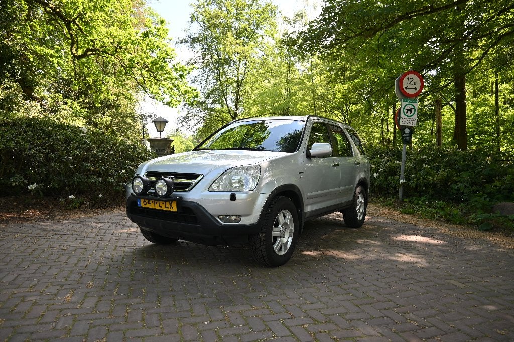 Honda CR-V 2.0 I AUT 2004 Grijs, Auto's, Automaat, 1998 cc, Metallic lak, 4 cilinders