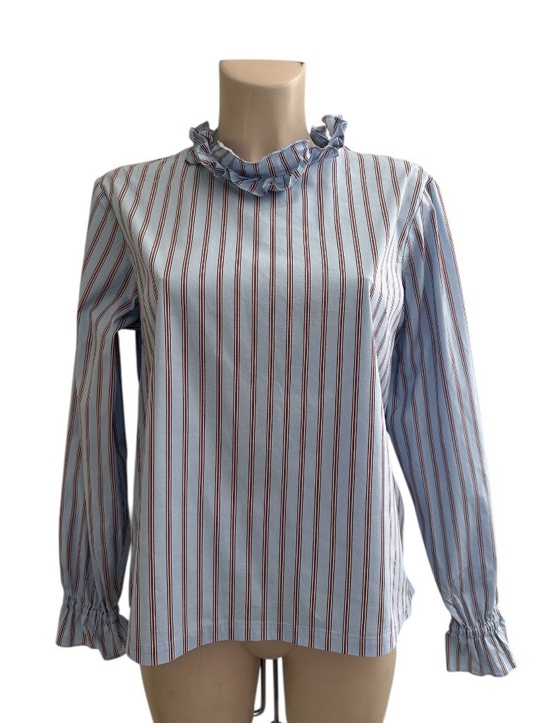 Caliban shirt lange mouw XL, Blauw, Maat 46/48 (XL) of groter, Ophalen of Verzenden, Zo goed als nieuw