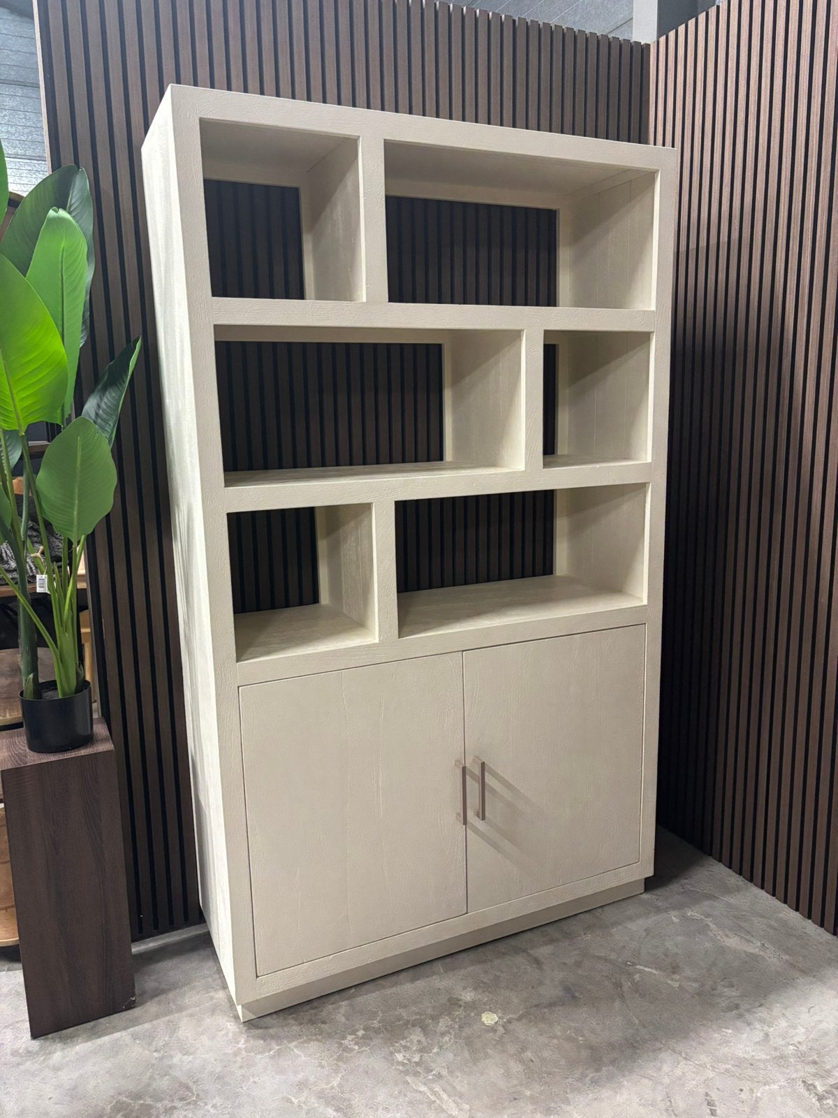 Wandkast jaxx Mangohout 120 cm, wit van livingfurn, Ophalen, 100 tot 150 cm, Onbekend, Nieuw