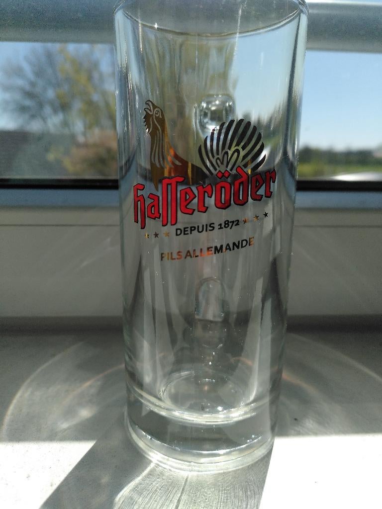 Bierglas Halleröder, Ophalen of Verzenden, Zo goed als nieuw, Glas of Glazen, Overige merken