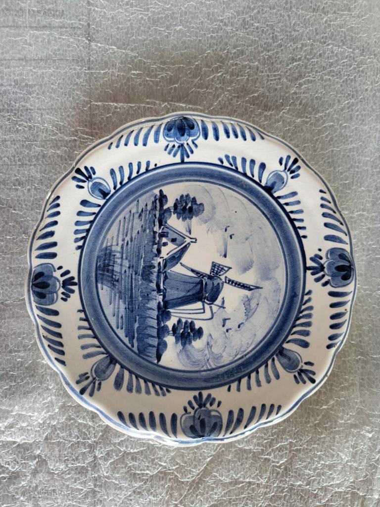 Delfts Blauw Wandbord - Handwerk Holland, Antiek en Kunst, Ophalen