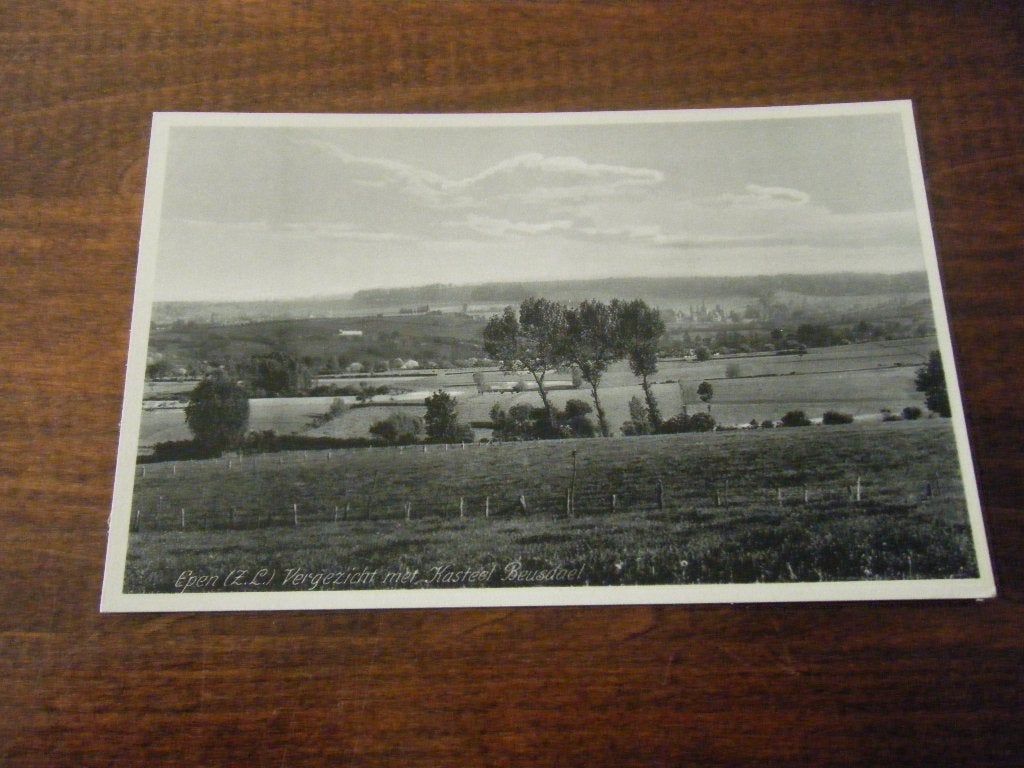 E32 - Epen - Vergezicht - Kasteel - Mooi/Oud, Ophalen of Verzenden, 1940 tot 1960, Limburg