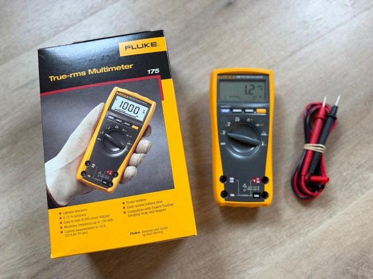Fluke 175 True-rms Multimeter - nieuw productie juni 2026, Doe-het-zelf en Verbouw, Ophalen of Verzenden, Nieuw, Multimeter