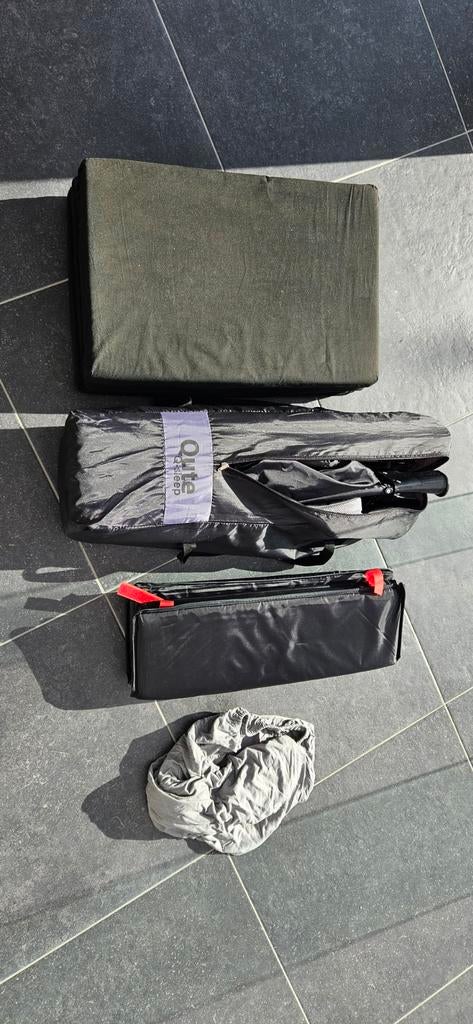 Qute 4 Sleep Reisbedje/campingbedje - Compact en Compleet, Ophalen, Gebruikt, Reisbedje