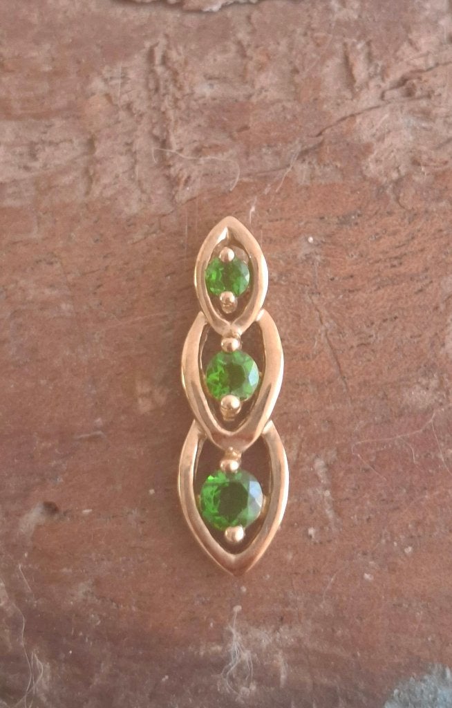 Mooie 8 karaat gouden hanger, Overige voorstellingen, Verzenden, Zo goed als nieuw, Met edelsteen