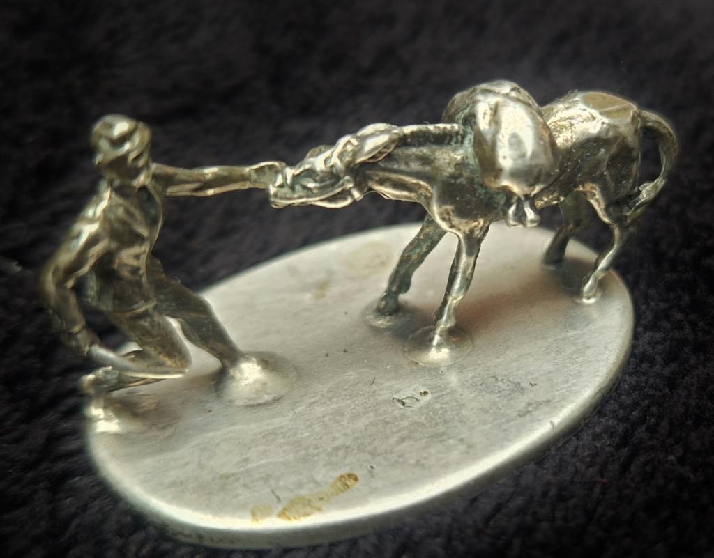 KOOPJE! Hollands gekeurd miniatuur zilver; Koppige PAKEZEL, Ophalen of Verzenden, Zilver