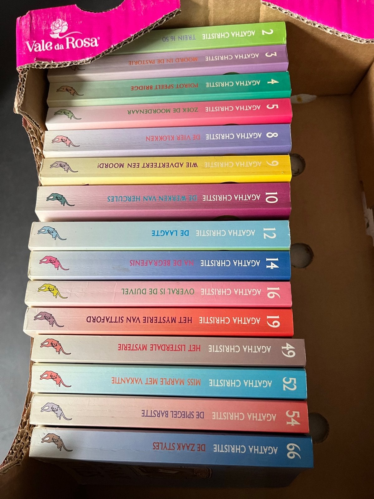 Agatha Christie Boeken Collectie - Vale da Rosa Editie, Boeken, Ophalen, Gelezen, Tv-bewerking