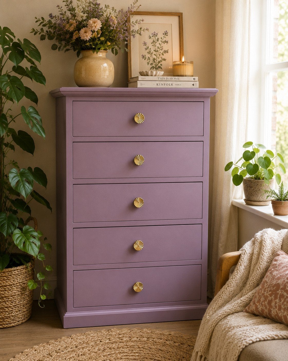 Ladekast Purple Dream, Huis en Inrichting, Kasten | Ladekasten, Ophalen, Gebruikt, @florissantjes, 50 tot 100 cm