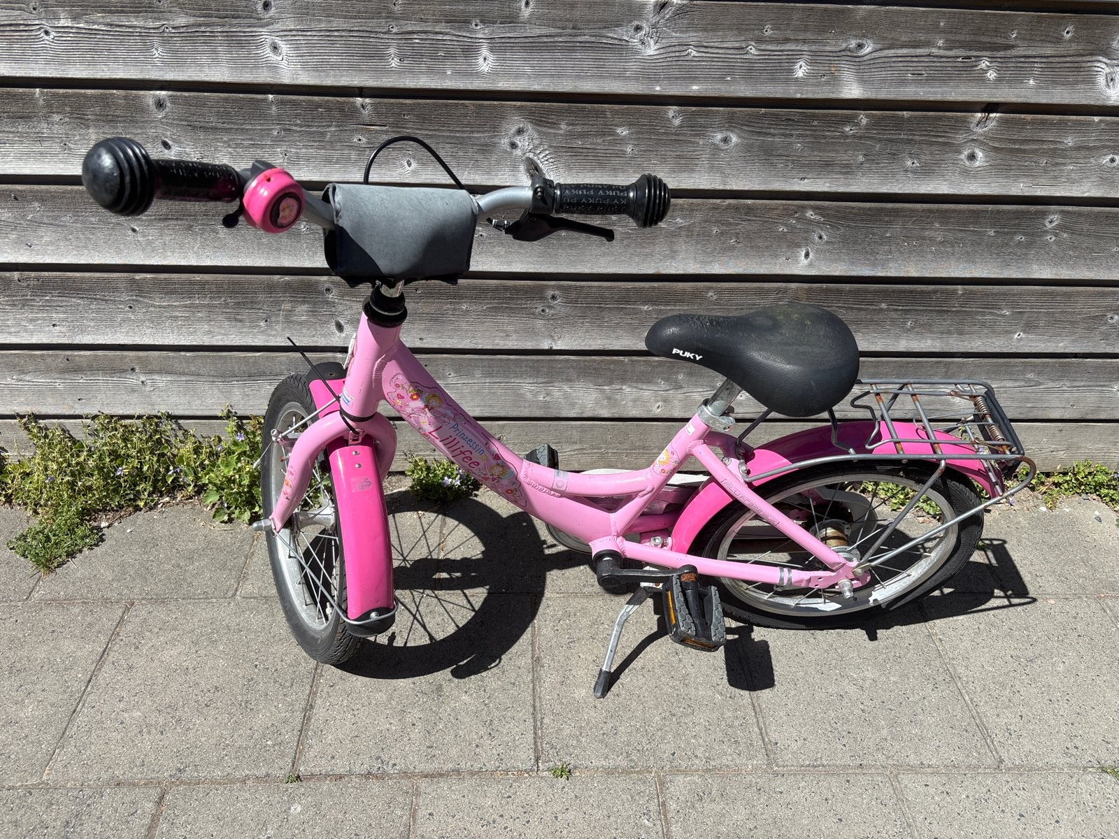 Roze Puky Kinderfiets - Gebruikt, Fietsen en Brommers, Ophalen, Gebruikt, Terugtraprem, Minder dan 16 inch