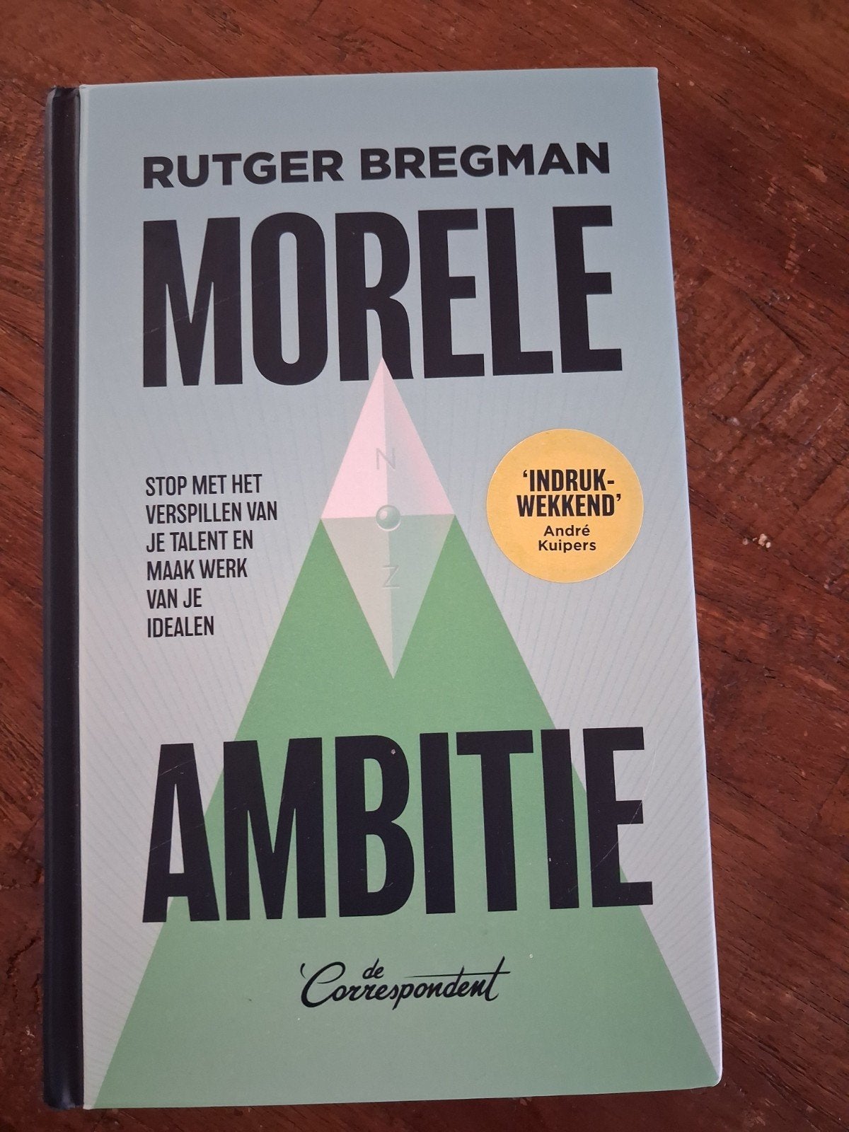 Morele Ambitie - Rutger Bregman (Zo goed als nieuw), Boeken, Literatuur, Ophalen of Verzenden, Zo goed als nieuw, Rutger Bregman