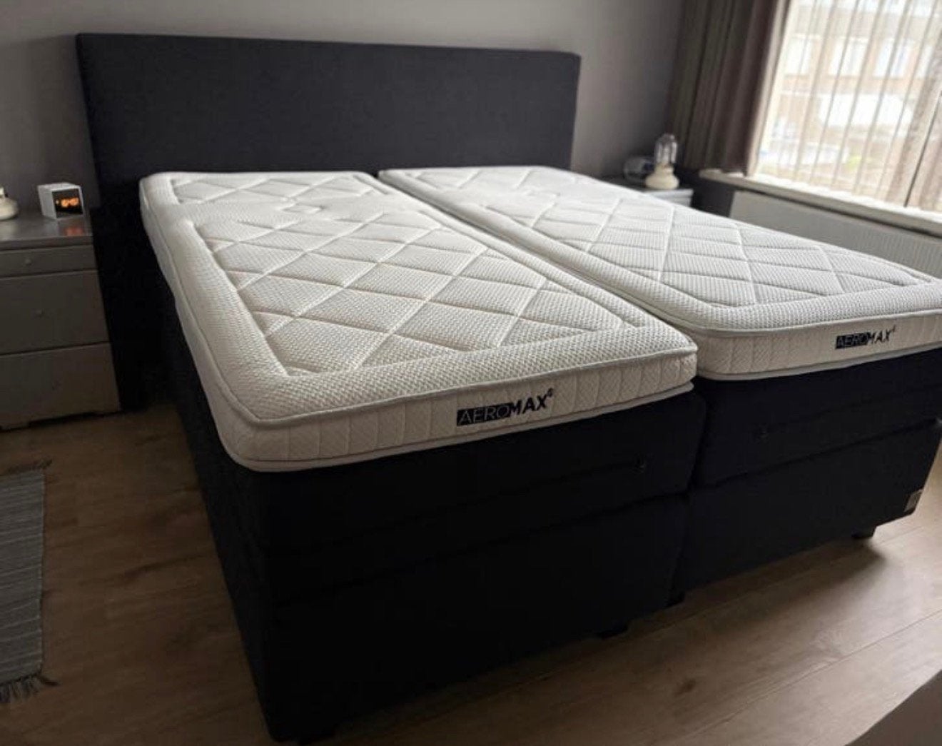 Te koop: Swiss Sense boxspring 180x200 – zeer nette staat, Tweepersoons, Ophalen of Verzenden, Zo goed als nieuw, 180 cm