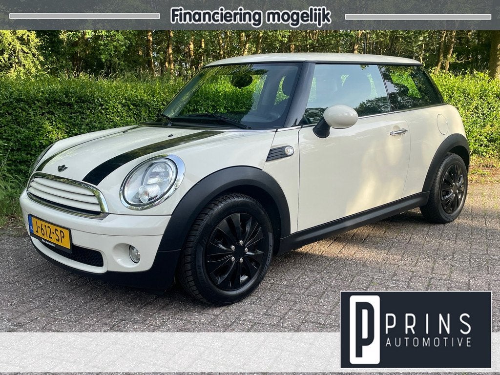 Mini 1.6|One|Salt|Airco|Incl Beurt +Nw APK, Auto's, Voorwielaandrijving, Euro 5, Stof, Zwart