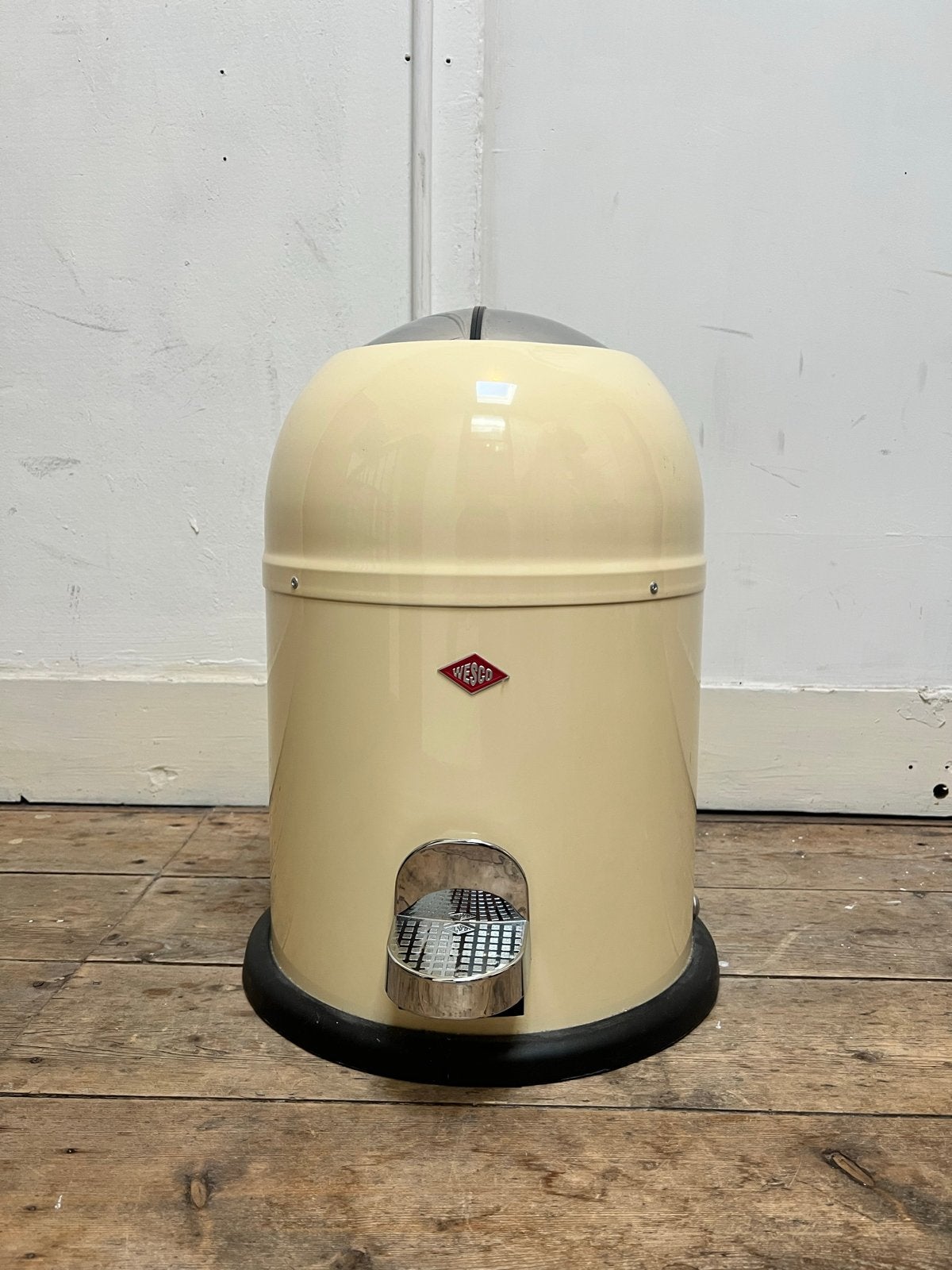 Wesco Pedaalemmer Crème - Retro Design Afvalemmer, Ophalen, 50 – 75, Gebruikt, Met pedaal