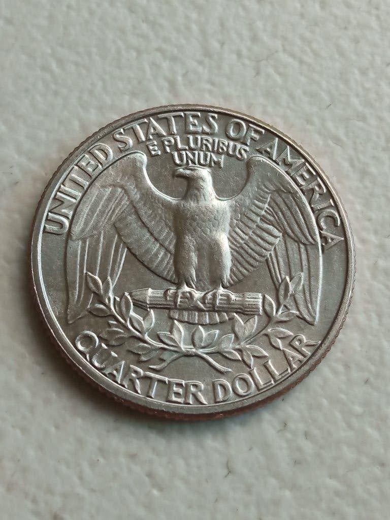 Verenigde staten 1/4 dollar 1984 D., Ophalen of Verzenden, Noord-Amerika, Losse munt