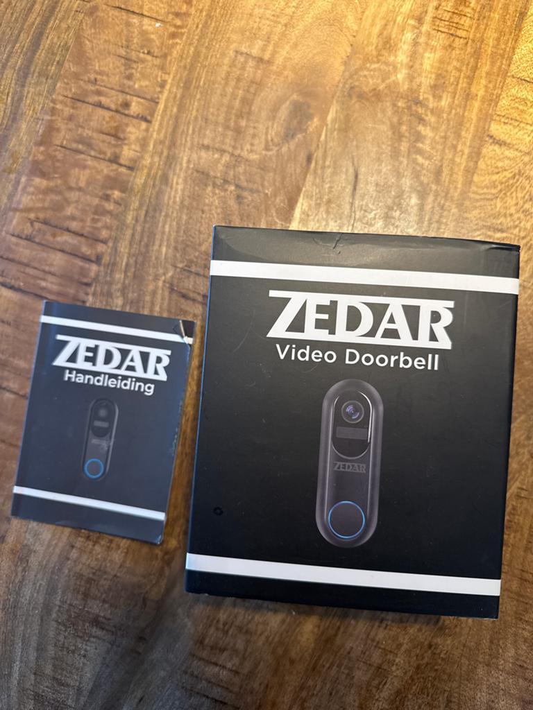 ZEDAR Video Deurbel - Draadloos met Camera en Terugspreekfun, Huis en Inrichting, Deurbellen, Ophalen, Ingebouwde camera, Nieuw