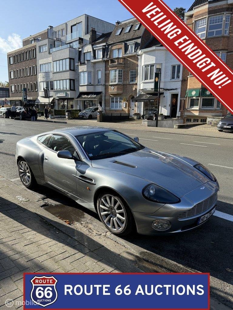 Aston Martin Vanquish | 2004 | Route 66 Auctions, Auto's, Gebruikt, Overige carrosserieën, Zwart, Bedrijf