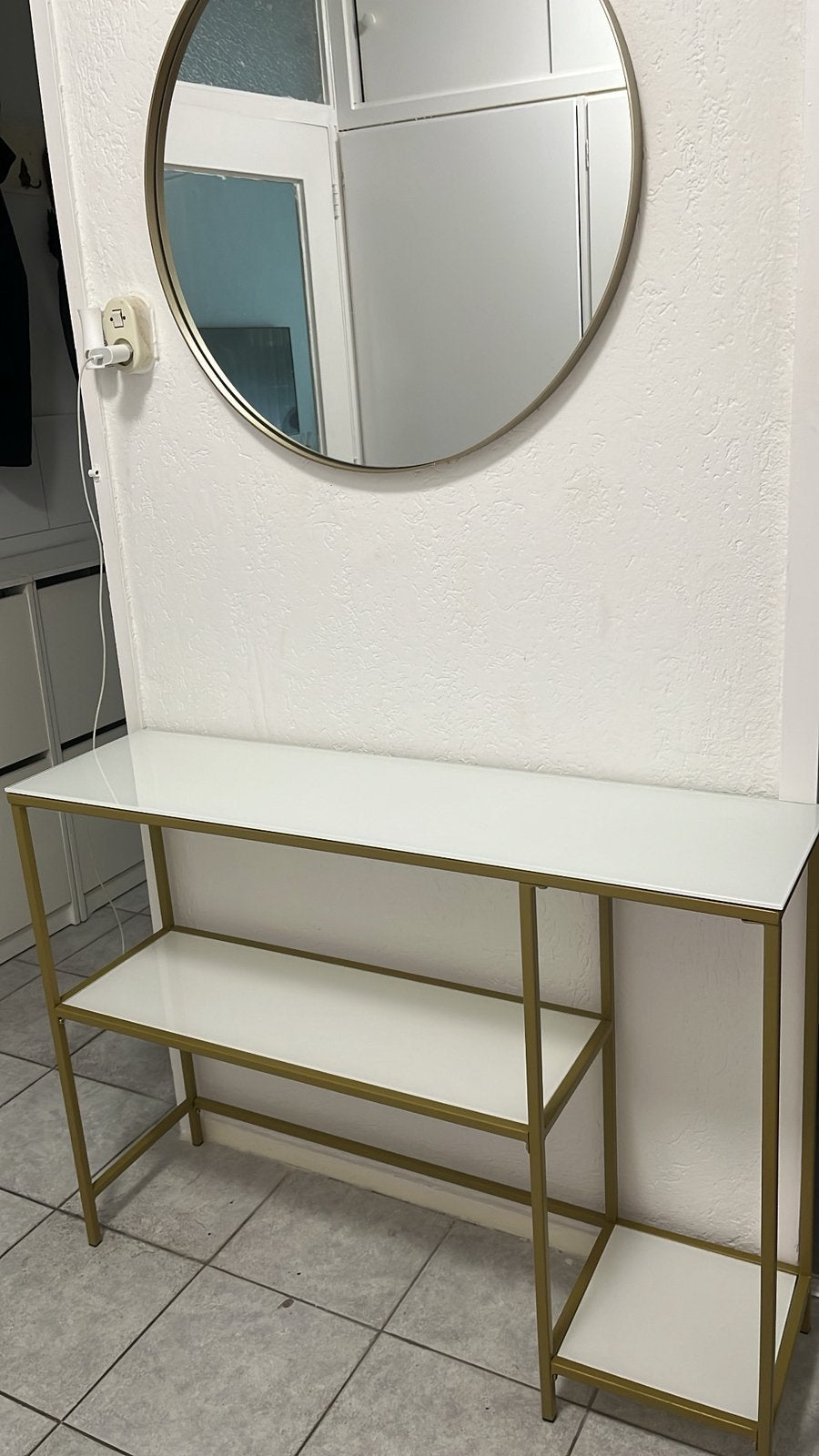 Deze mooie goude kaftafel set, Ophalen, Zo goed als nieuw, 50 tot 100 cm, Minder dan 100 cm