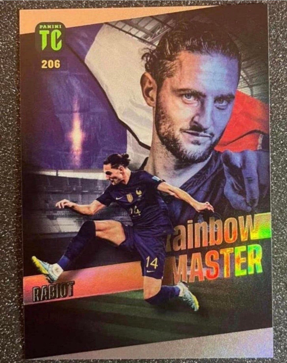 Panini Top Class 2023   RAINBOW MASTER   RABIOT   FRANCE, Verzenden, Zo goed als nieuw, Plaatje