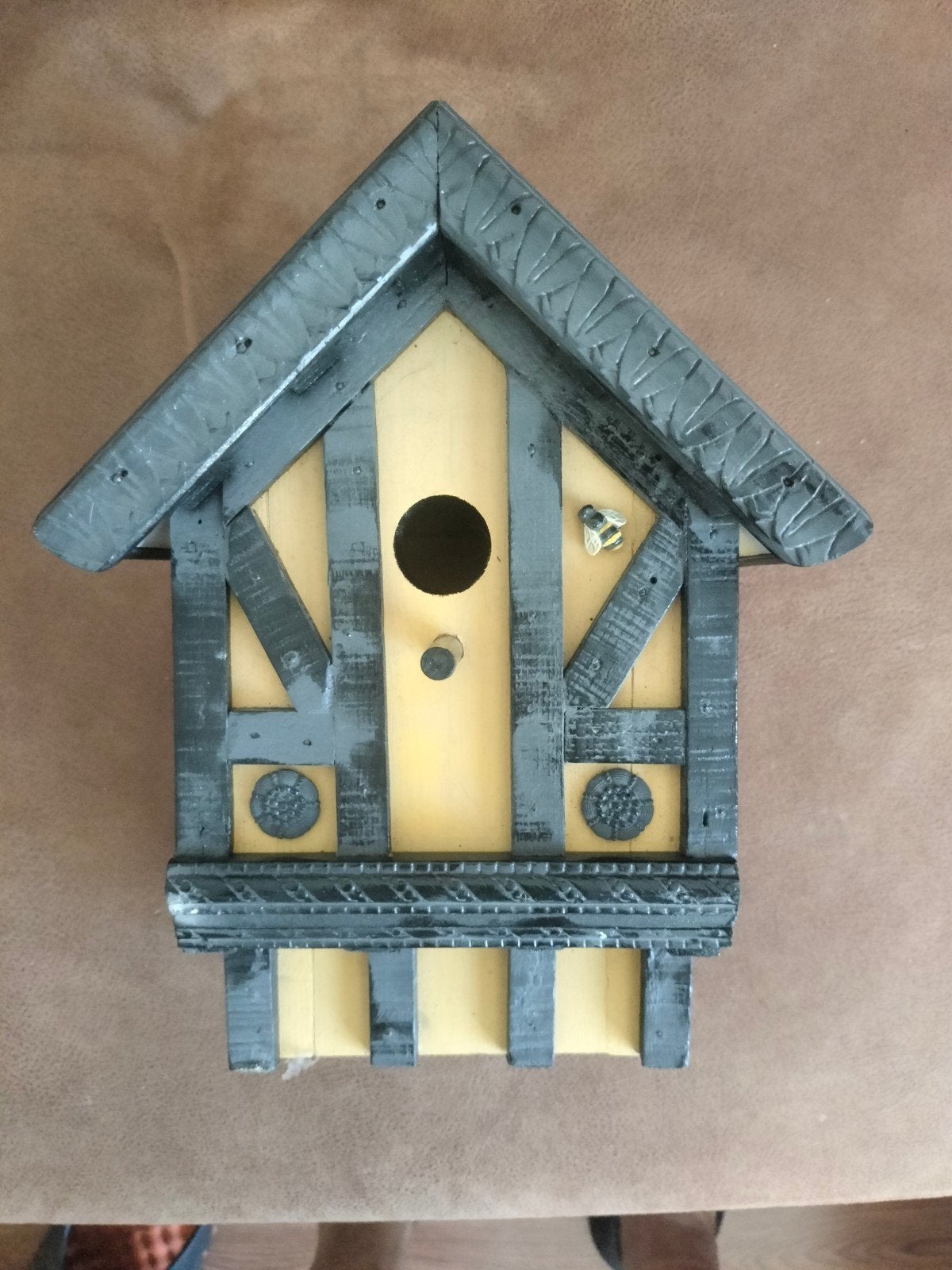 Vogelhuisje., Ophalen