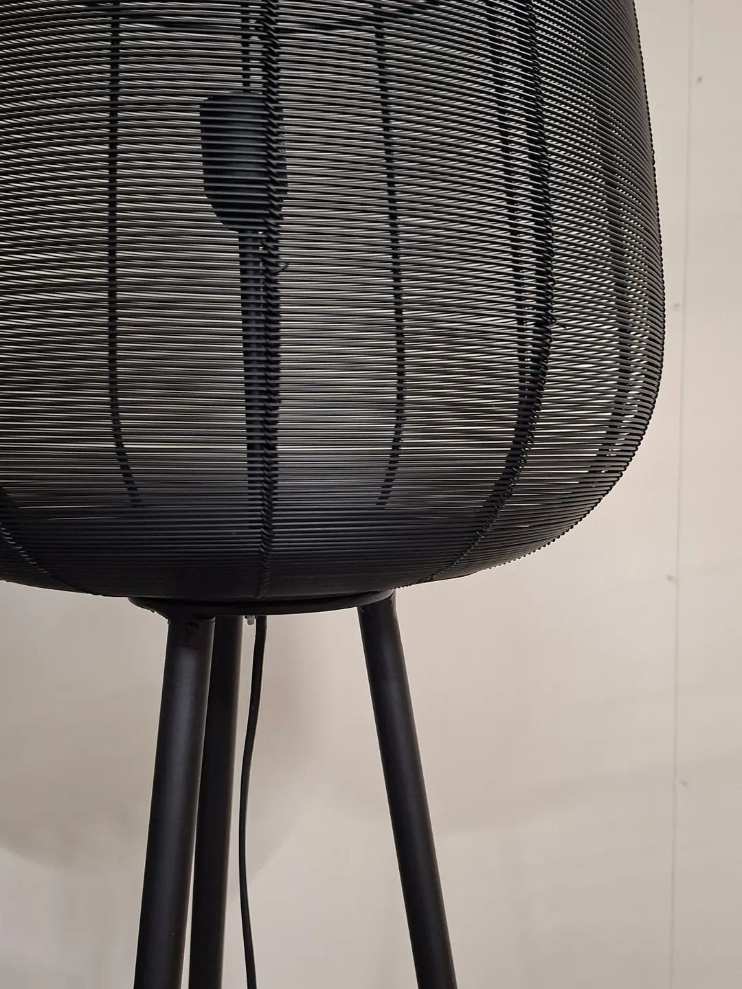 Vloerlamp Adeta Mat Zwart van Light & Living, Ophalen, Light&Living, 100 tot 150 cm, Onbekend