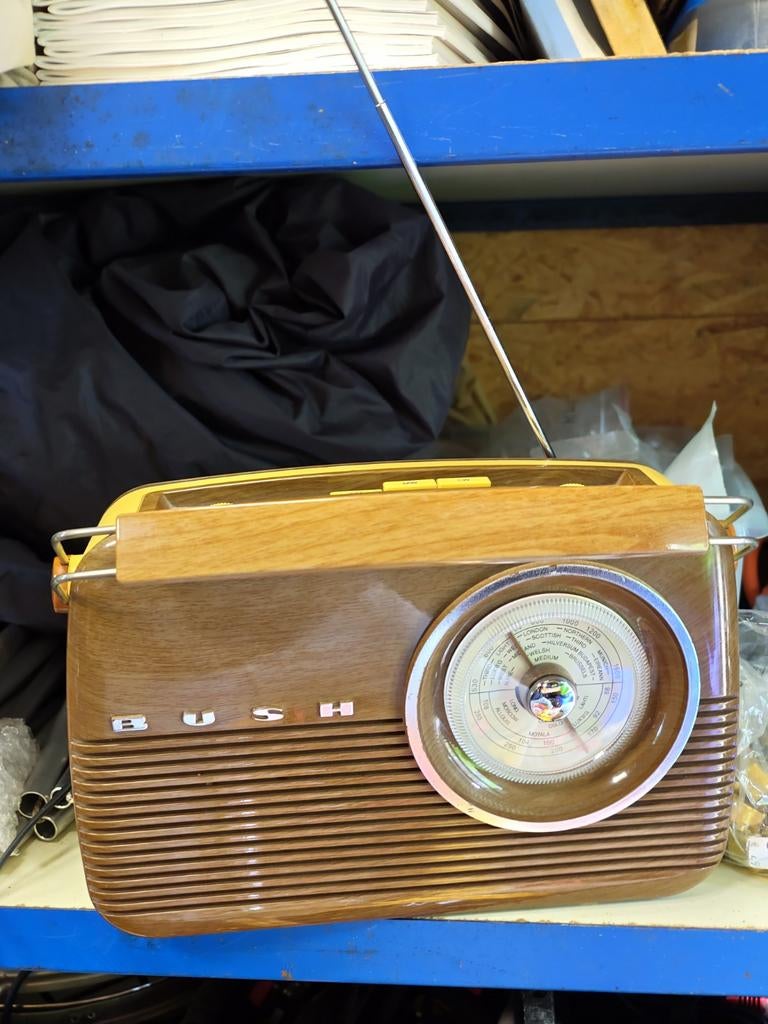 Vintage Bush Radio - Klassieke Transistorradio, Ophalen of Verzenden, Gebruikt, Transistorradio