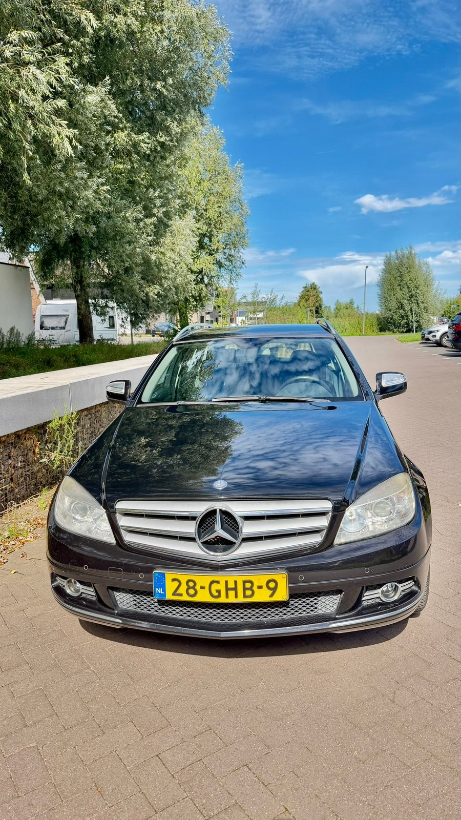Mercedes-Benz C-Klasse C180 Kompressor Estate 2008 Zwart, 13 km/l, Achterwielaandrijving, 1800 kg, Zwart