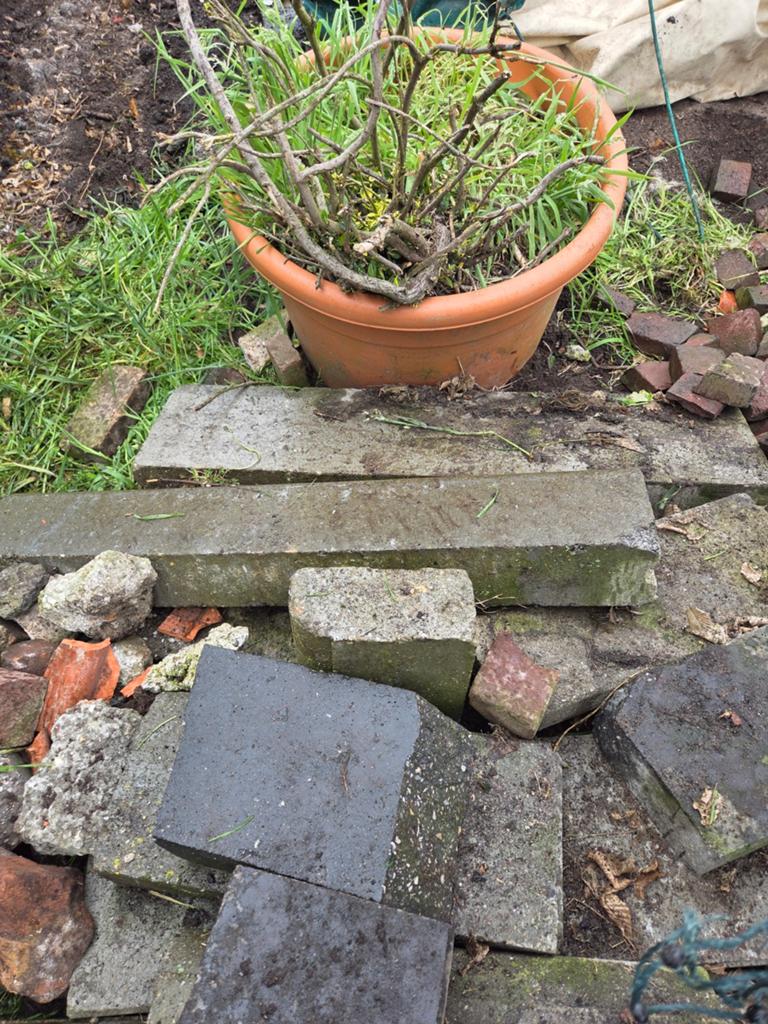 Randbandjes over, Tuin en Terras, Ophalen of Verzenden, Beton, Minder dan 5 m², Overige typen
