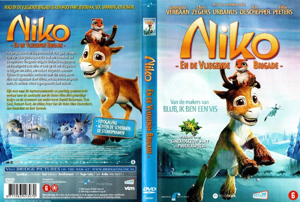 Niko en de vliegende brigade, Cd's en Dvd's, Vanaf 6 jaar, Ophalen of Verzenden, Zo goed als nieuw