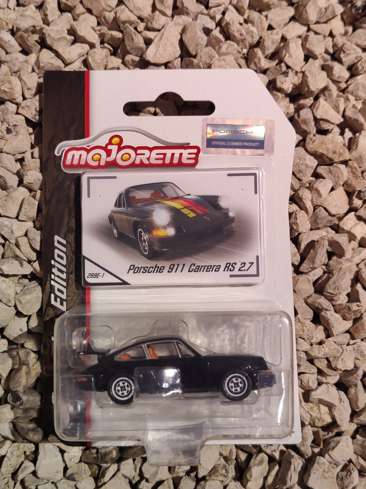 Majorette Porsche 911 Carrera RS 2.7 ZWART, Ophalen of Verzenden, Nieuw