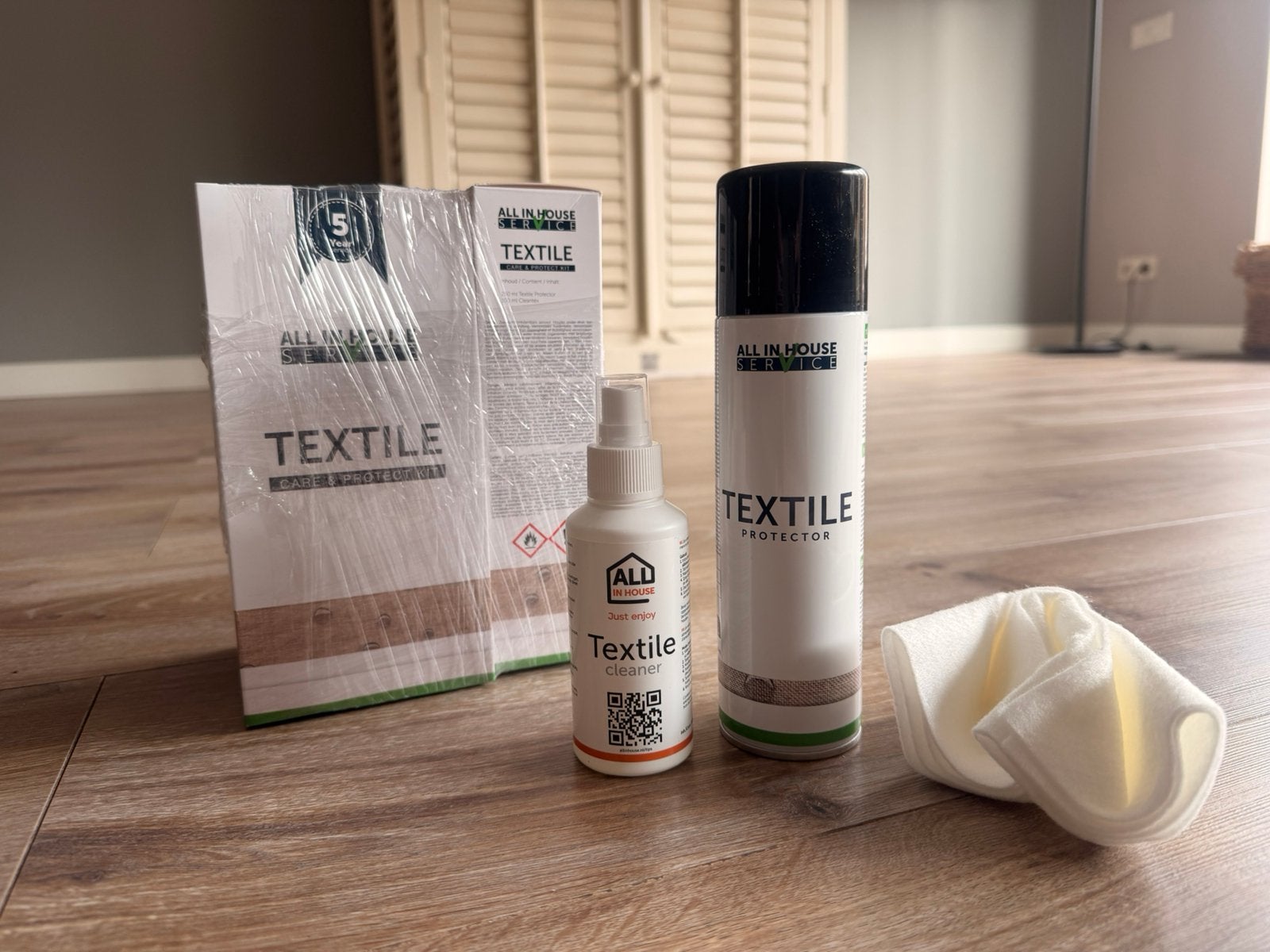 Textile care & protect kit Pronto Wonen All in House service, Ophalen of Verzenden, Nieuw, Meerkleurig, Textiel