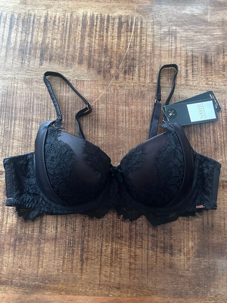 Hunkemöller Noir Collection Hannako Bh - 80B, Hunkemöller, Ophalen of Verzenden, Zwart, BH