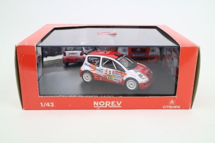 1:43  Citröen C2 Super 1600  -  Norev  -- Nu € 16,95, Hobby en Vrije tijd, Modelauto's | 1:43, Overige merken, Auto, -, Info@bram-modelcars.nl