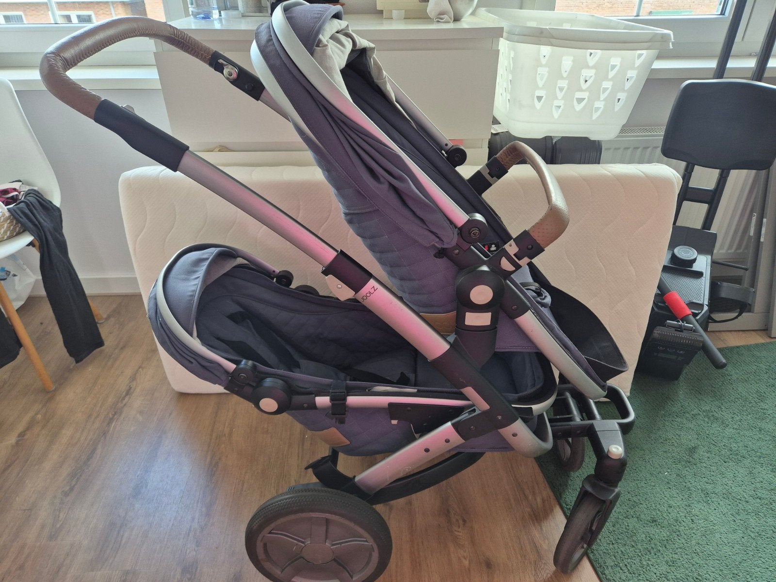Joolz Geo Duo kinderwagen - Compleet met regenhoes, Gebruikt, Ophalen, Overige merken, Duowagen