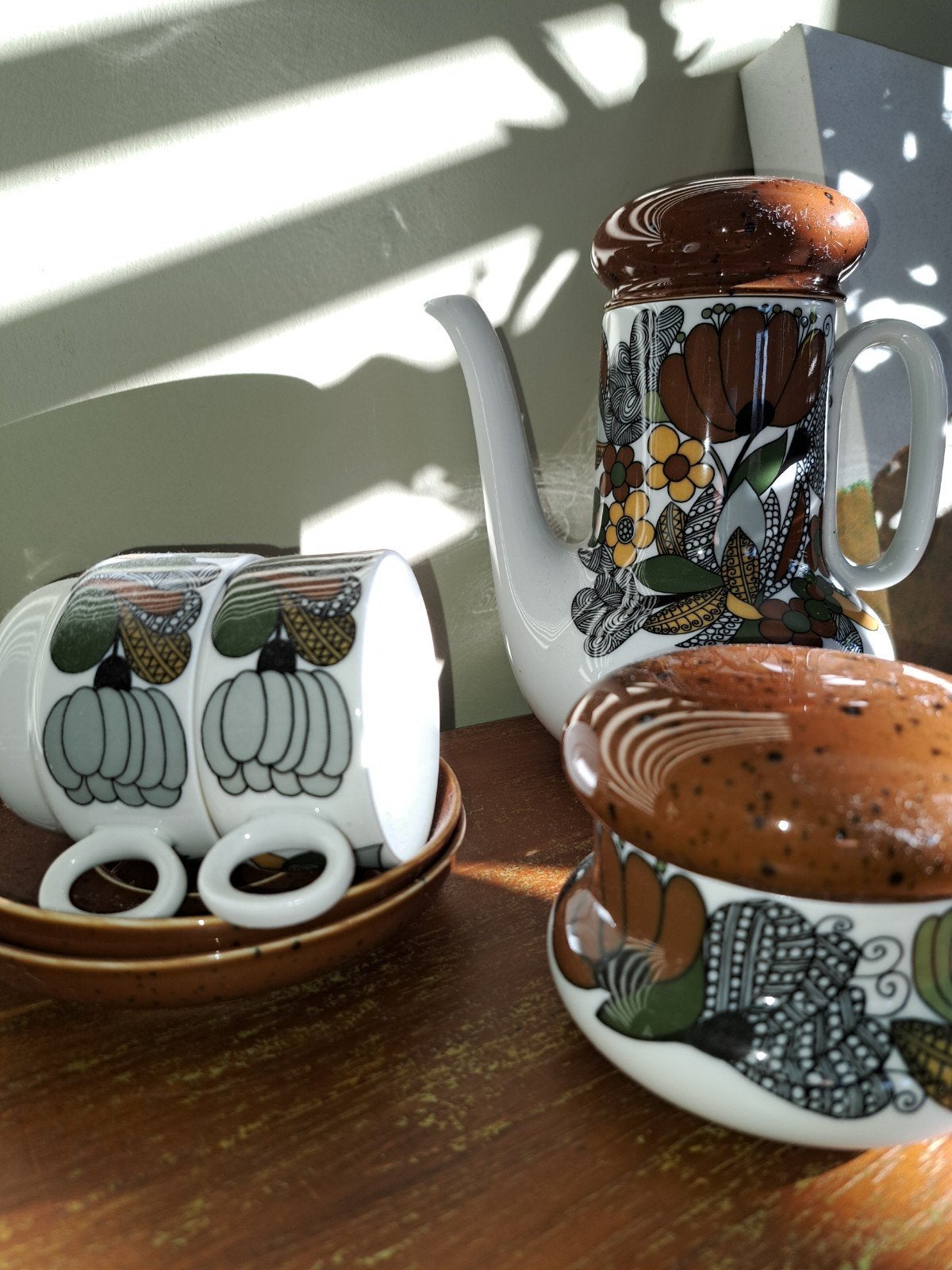 Retro koffieservies Thomas Germany, Antiek en Kunst, Ophalen of Verzenden