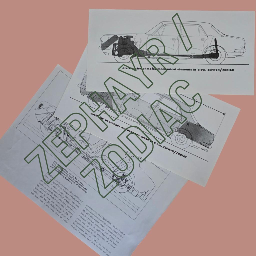 Ford Zephyr / Zodiac  - technische documentatie, Verzenden