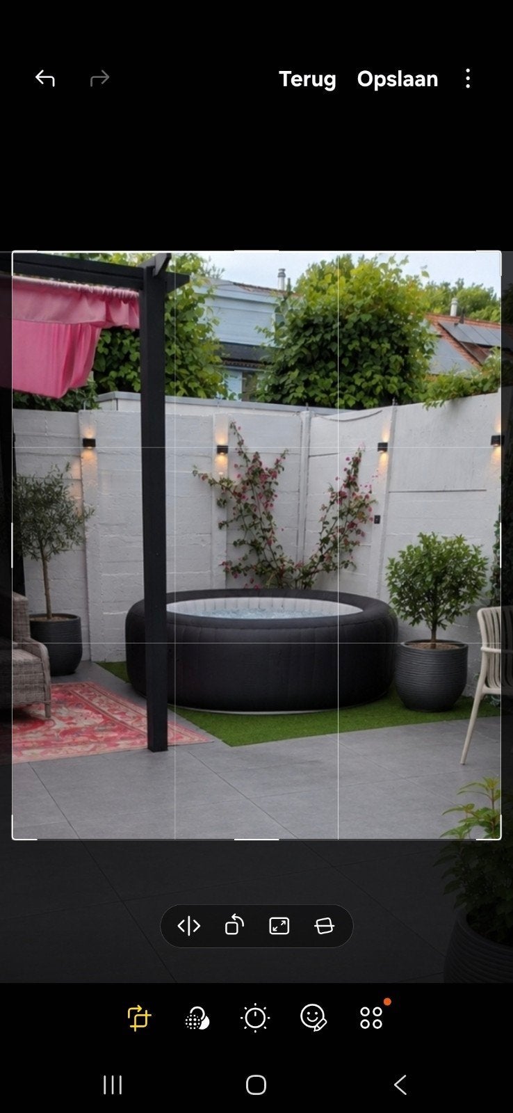 Opblaasbare Jacuzzi, Tuin en Terras, Ophalen, Zo goed als nieuw, Filter, Opblaasbaar